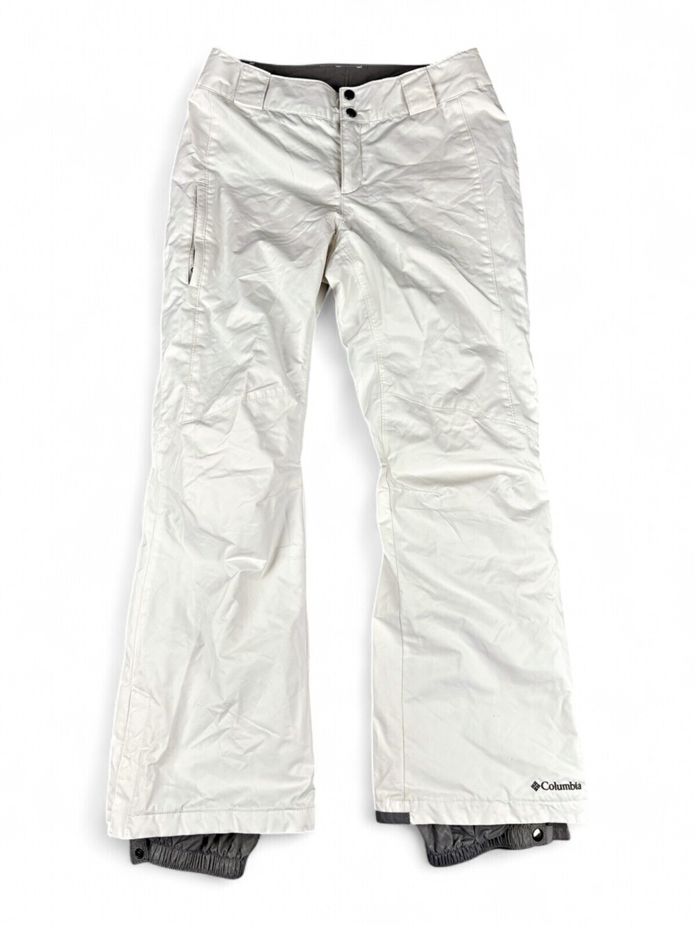 Columbia Women's Ski Snow Pants White Size M Insulated